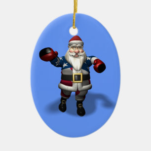 jultomten på startdagen julgransprydnad keramik