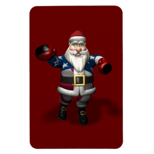 Jultomten på startdagen magnet