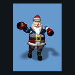 Jultomten på startdagen poster<br><div class="desc">stjärnorvstyrd banderoll gör en underbar jacka för den här vackra idrottsmannen</div>