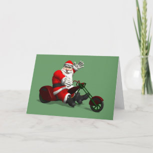 Jultomten på strejk helgkort