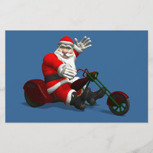 Jultomten på Trike Brevpapper