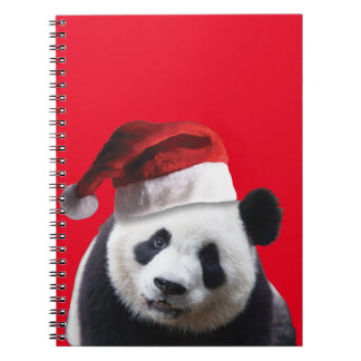 Jultomten Panda Bear Anteckningsbok