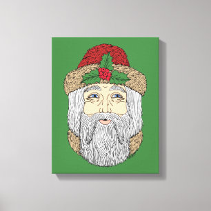 Jultomten/Pappa jul Canvastryck