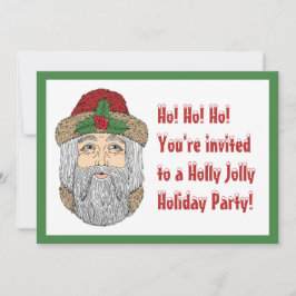 Jultomten/Pappa jul Inbjudningar