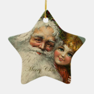 Jultomten Pappa jul Star Ornament