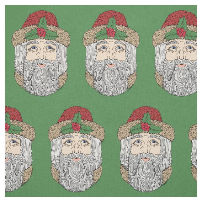 Jultomten/Pappa jul Tyg (Provkarta)