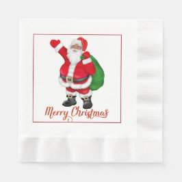 Jultomten Papper Napkins Pappersservett