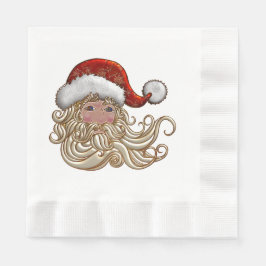 Jultomten Papper Napkins Pappersservett