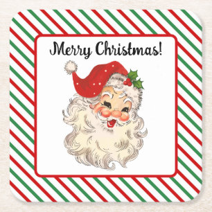 Jultomten Papper Underlägg Kvadrat