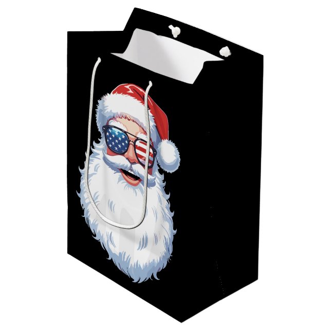 Jultomten Patriotic USA Sunglasses jul (Framsidan Vinklad)