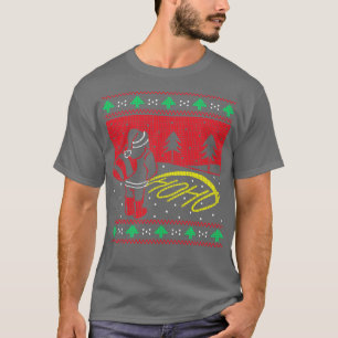 Jultomten Peeing Ho Ho Funny Ugly jul Swea T Shirt