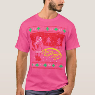 Jultomten Peeing Ho Ho Funny Ugly jul Swea T Shirt