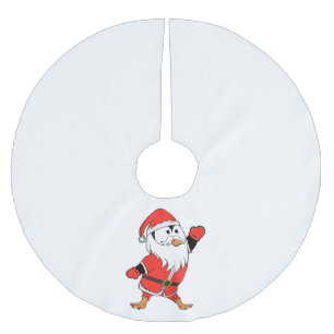 Jultomten Penguin Redo till jul Julgransmatta Borstad Polyester