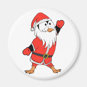 Jultomten Penguin Redo till jul Magnet