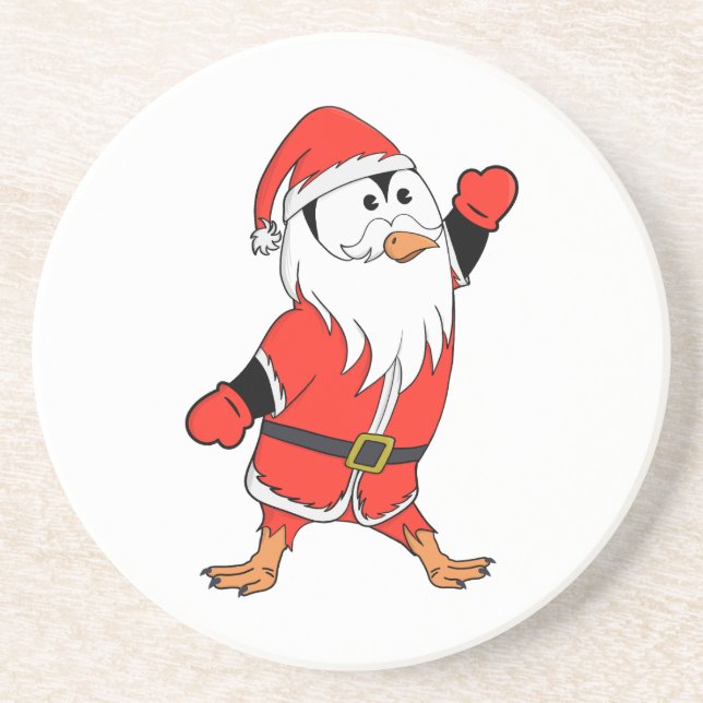 Jultomten Penguin Redo till jul Underlägg (Framsidan)