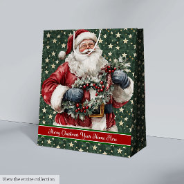 Jultomten Personlig Gift Bag, Vintage Helgdag