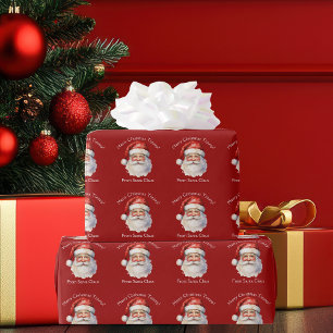 Jultomten Personlig Red Kids jul Presentpapper