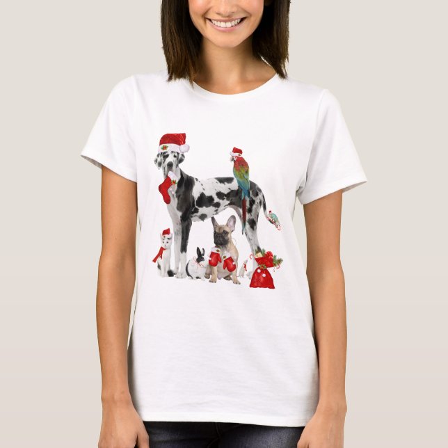 Jultomten Pets T Shirt (Framsida)