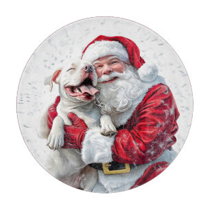 Jultomten & Pitbull Puppy Hund