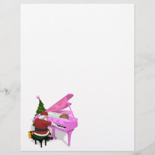 Jultomten Plays Rosa Piano