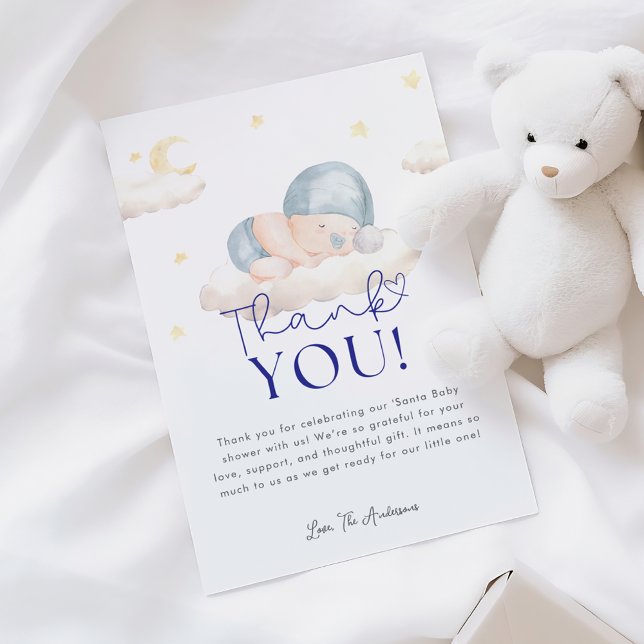 Jultomten Pojke Shower - tackkort Tack Kort (Skapare uppladdad)