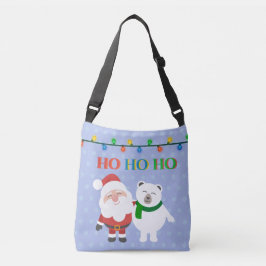 Jultomten polar är söt ho ho ho jul axelväska
