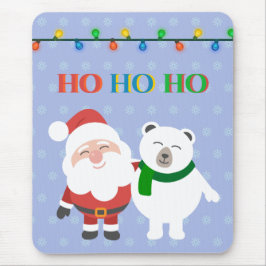 Jultomten polar är söt ho ho ho jul musmatta
