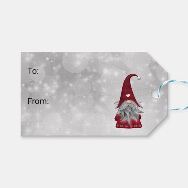 jultomten presentetikett (Framsidan (Horisontell))