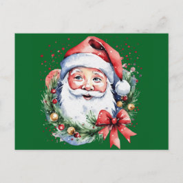 Jultomten presentidéer helg vykort