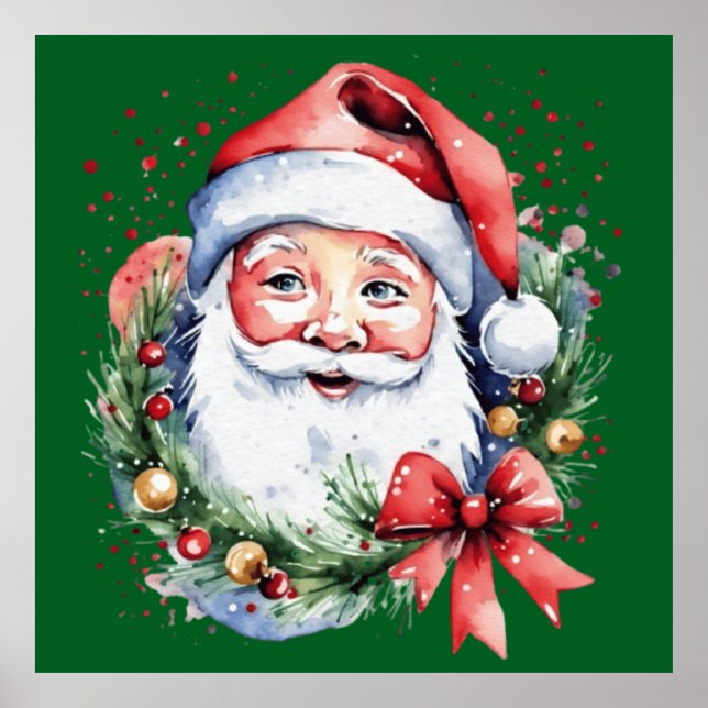 Jultomten presentidéer poster (Framsidan)