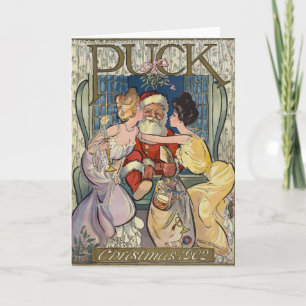 Jultomten ~ Puck Magazine Cover ~ 12.3.1902 Helgkort