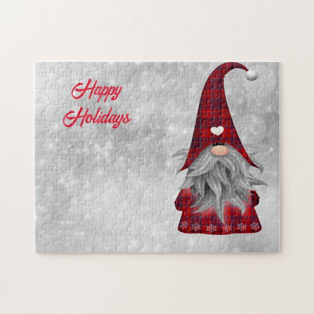 jultomten pussel (Horisontell)