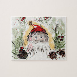 jultomten Puzzle Pussel