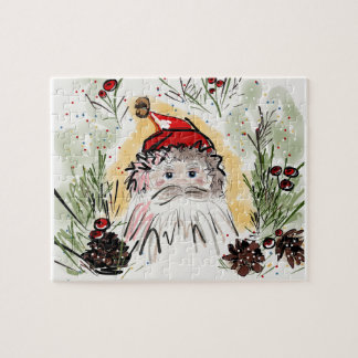 jultomten Puzzle Pussel