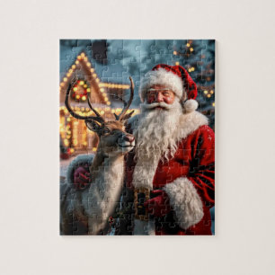 Jultomten Puzzle Pussel