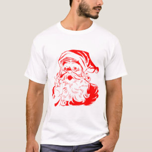 Jultomten Red and White-jul T Shirt