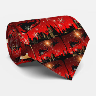 Jultomten Reindeer och Sleigh Flies Slips