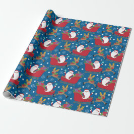 jultomten Reindeer Presentpapper