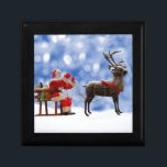 Jultomten Reindeer Sledging Snö Minnesask<br><div class="desc">Jultomten Reindeer Sledging Snö</div>