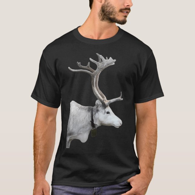 Jultomten Reindeer T Shirt (Framsida)