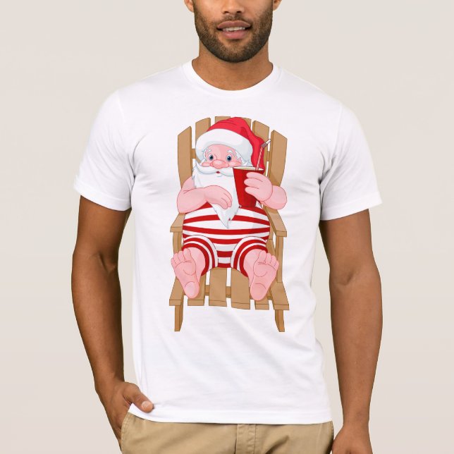 Jultomten Relaxing Manar T-Shirt (Framsida)