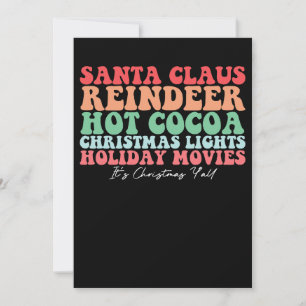 Jultomten Renar Hett Kakaojul Ljus Ho Inbjudningar