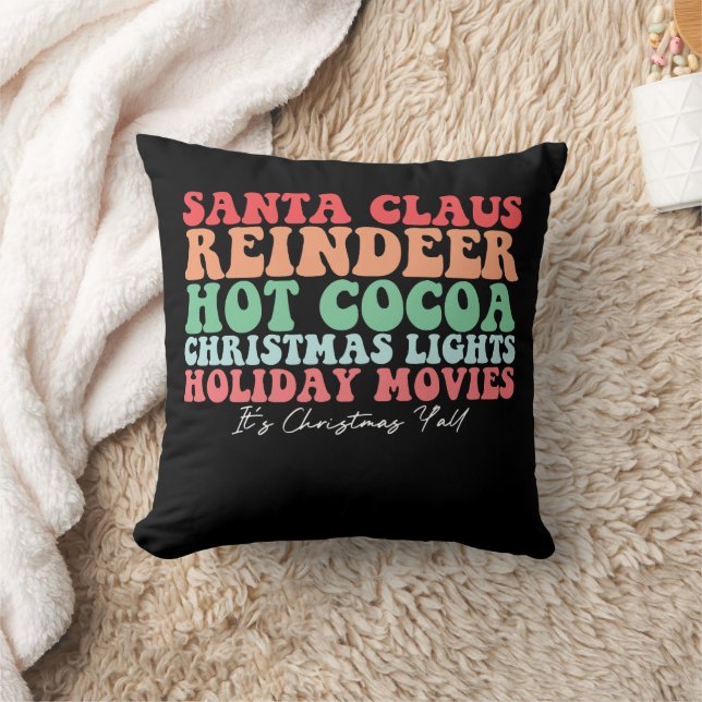 Jultomten Renar Hett Kakaojul Ljus Ho Kudde (Filt)