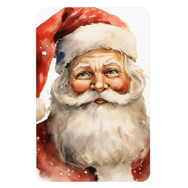 Jultomten Retro-jul Magnet (Vertikal)