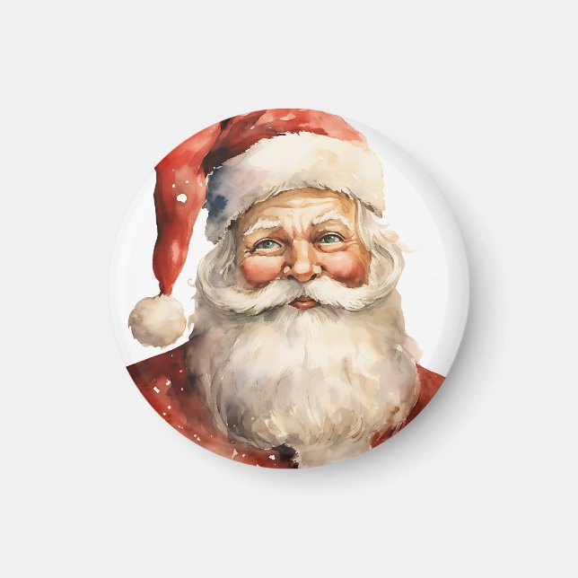 Jultomten Retro-jul Magnet (Framsidan)