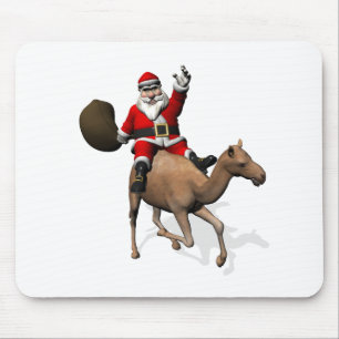 Jultomten Riding A Camel Musmatta