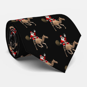 jultomten Riding A Camel Slips