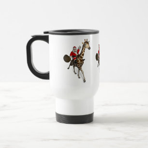 Jultomten Riding A Giraffe Resemugg