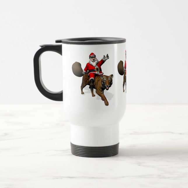 Jultomten Riding A Tiger Resemugg (Vänster)
