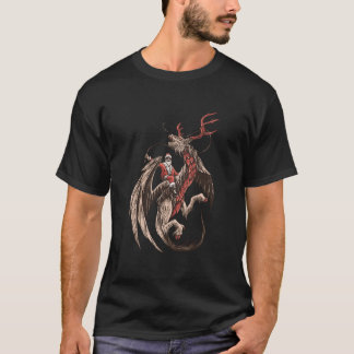 Jultomten Riding Dragon Gift T Shirt